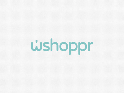 Window Shopper Logo letter lettermark logo logomark shopping startup w