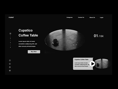 Furniture landing page