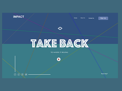 takeback design ui web