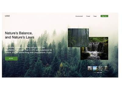 nature design ui web