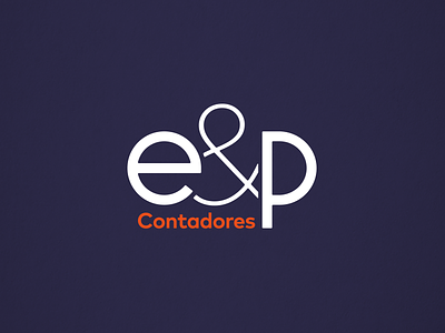 E&P Contadores accounting brand design grmn logo design logotipo logotype type typogaphy