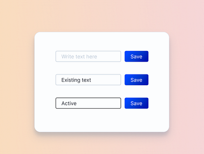 Text Input States component design design system gradients input rounded corners text input