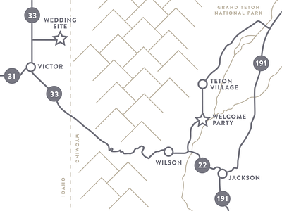 Jenelle And Olaus Wedding Map