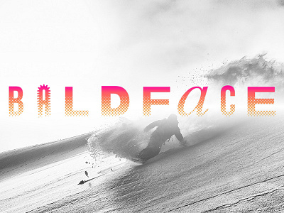 Baldface: The Temple of Snowboarding Logo