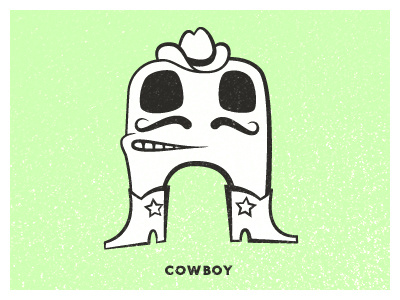 Cowboy aftereffects character cowboy familiar illustration linn motion graphics olaus olaus linn p22 underground vector video