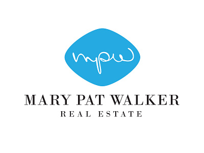 Mary Pat Walker Branding blue bodoni branding jackson hole linn logo logotype olaus olaus.co real estate