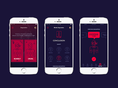 Sommelier App Screen app icon iphone sommelier ui ux wine