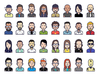 Quickteck's Crew avatar designers profile vector worker