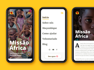 Missão África website africa beneficent mozambique ngo solidarity