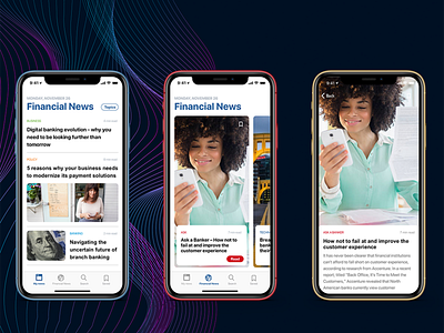 Financial UI Concepts on iPhone XR app branding design mobile app design ui ux