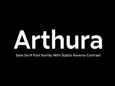 Arthura Typeface advertising bold branding design display font logo logotype sans serif sans serif font typeface typography