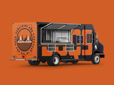 BBQ Truck Wrap bbq branding food truck wrap