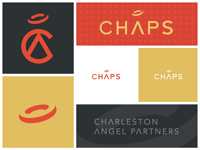 Charleston Angel Partners angel brand branding chaps charleston gestalt halo logo partners