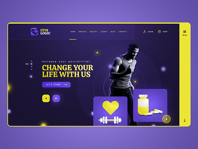 GYM LOGIC - Landing page for gym business