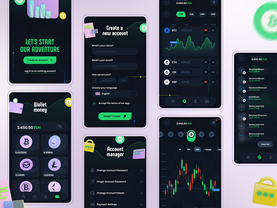 Crypto mobile app no.2 3d 3d modeling app bitcoin crypto cryptocurrency design icon icons mobile mobile app mobile ui ui ux uxui