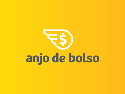 Anjo de Bolso - logo app logo design brazil finance logodesign