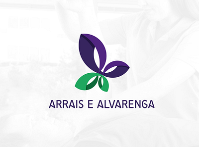 Arrais e Alvarenga - Brand Logo branding brazil logo physiotherapist physiotherapy