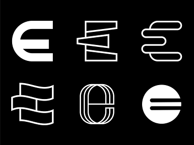 E Lettermarkexploration brandidentity branding brandlogo graphicdesign icon identity lettermarkexploration logo logodesign logomark logos typography