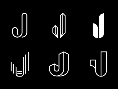 J Lettermarkexploration brandidentity branding brandlogo graphicdesign icon logo logodesign logomark logos typography