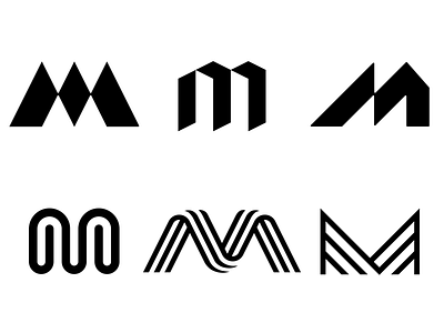 M Lettermarkexploration brandidentity branding brandlogo graphicdesign icon logo logodesign logomark logos typography