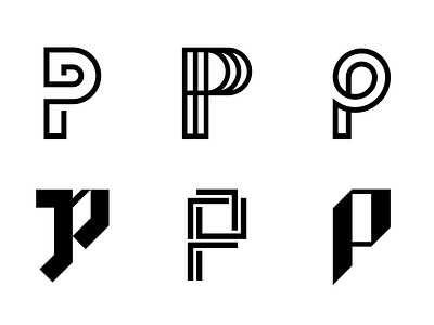 P Lettermarkexploration brandidentity branding brandlogo brandmark graphicdesign logo logodesign logomark logos typography