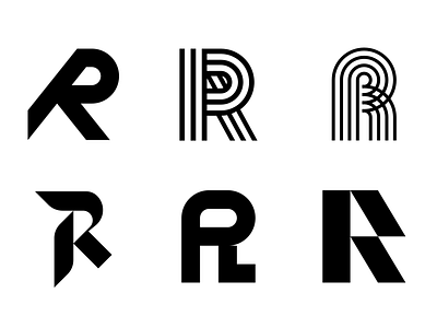 R Lettermarkexploration brandidentity branding brandlogo graphicdesign icon logo logodesign logomark logos type typography