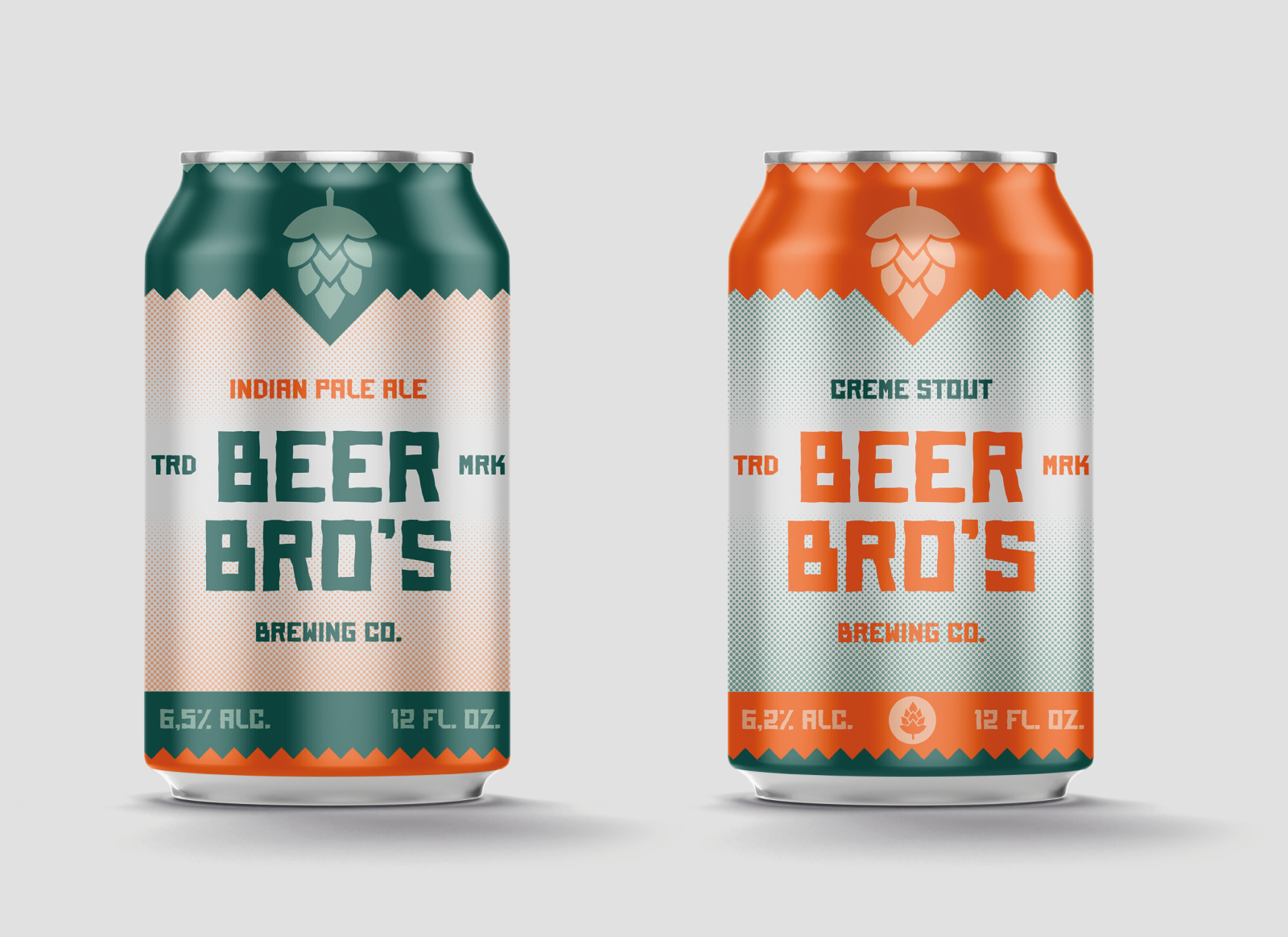 Bricks Beer Cans by Typefool on Dribbble