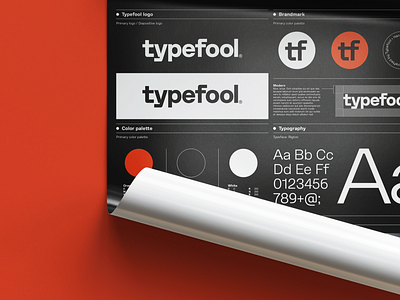 Typefool Brand Identity Poster band poster brand guidelines brand identity brand identity poster branding branding guidelines graphic design logo design stylesheet