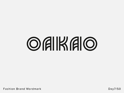 OAKAO - day 7 - Daily Logo Challenge brandidentity branding brandlogo design flat graphic design graphicdesign icon identity logo logodesign logodesigner logoinspiration logomark logos logotype mark minimal typography vector