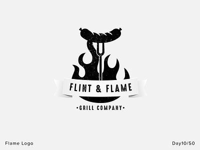 Flint & Flame - Day 10 - Daily Logo Challenge