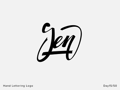 Hand Lettering Logo - Day 15 - Daily Logo Challenge brandidentity branding brandlogo brandmark design flat graphicdesign icon identity illustration logo logodesign logomark logos logotype mark minimal monogram typography vector