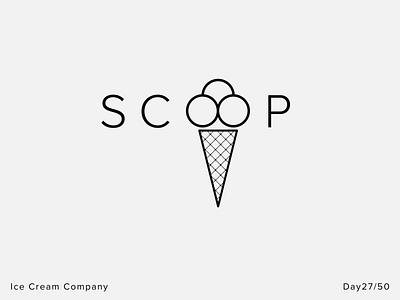 Ice Cream Company - Day 27 - Daily Logo Challenge brandidentity branding brandlogo brandmark design flat graphicdesign icon identity illustration logo logodesign logomark logos logotype mark minimal monogram typography vector