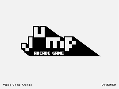 Video Game Arcade - Day 50 - Daily Logo Challenge