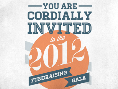 2012 Gala invitation