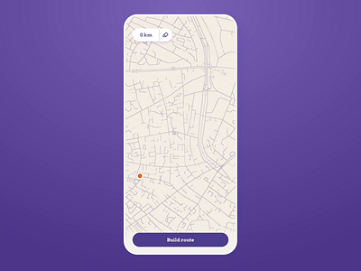 On the way app discovery map mobile app navigation route travel ui ux