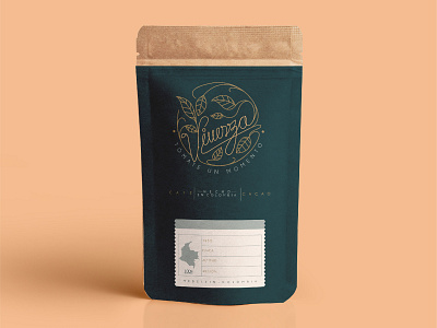 Vivenza Café branding and identity cafe branding coffee coffee bag colombia vector