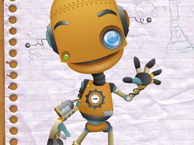 Robot illustrator robot vector