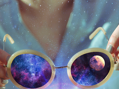 Space Sunglasses Collage