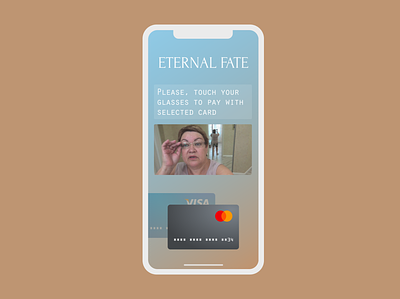 Using Gestures to Confirm Payment checkout creditcard design eternal faith fate flat gradient minimalism mobile app redko selfie ui vector