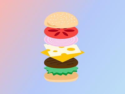 Burger appetite burger food illustration summer summertime