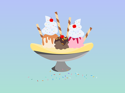 Ice Cream Sundae appetite design food icecream illustration