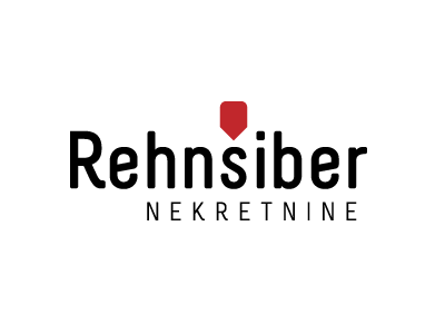 Rehnšiber nekretnine logo real estate typography