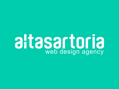 AltaSartoria web design agency logo branding logo logotype web agency