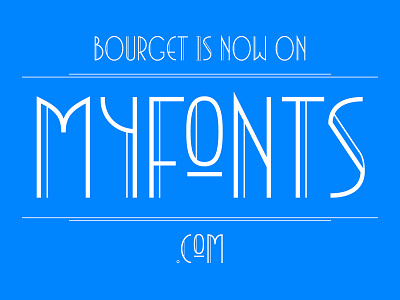 Bourget at Myfonts