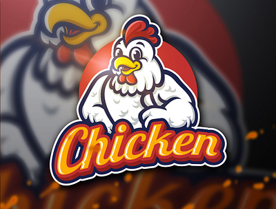 Chicken artworkforsale badge cartoon character design e sports graphic icon illustration illustrations logo mascot premium sign sport symbol team template vector