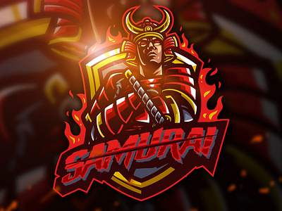 Samurai Mascot Logo