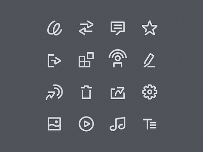 Stampsy App Interface Icons by Stampsy on Dribbble