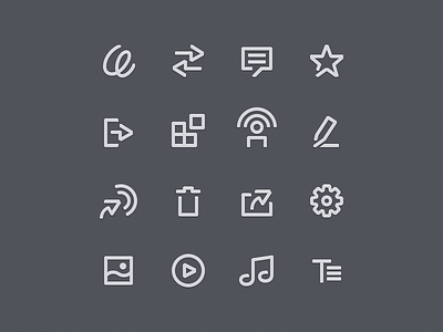 Stampsy App Interface Icons