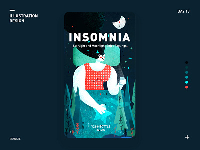 Insomnia design illustration