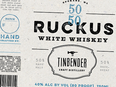 Tinbender Whiskey Label